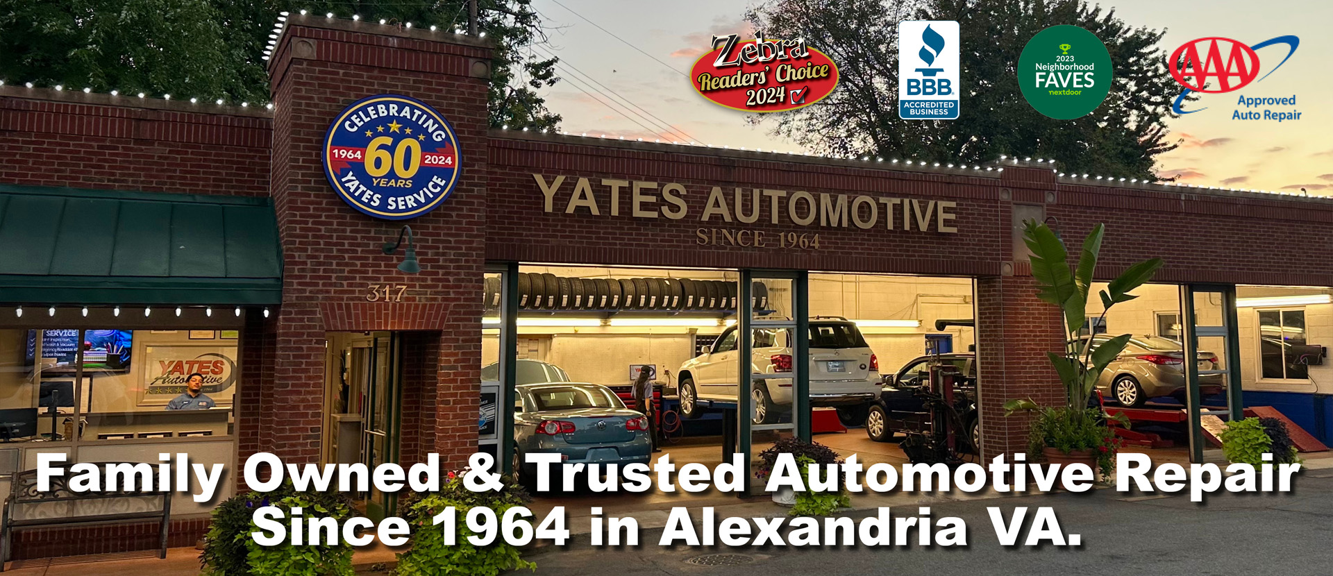 Family Owned & Trusted Automotive Repair Since 1964 in Alexandria, VA | Yates Automotive